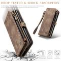 Samsung Galaxy S25 Ultra Caseme 008 2-in-1 Multifunctional Lompakkokotelo - Ruskea