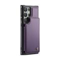 Samsung Galaxy S25 Ultra Caseme C22 Kotelo RFID-korttilompakko - Violetti