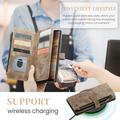 Samsung Galaxy S25 Ultra Caseme C30 Monitoiminen Lompakkokotelo - Ruskea