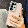 Samsung Galaxy S25 Ultra CrystalGlow Hybridikotelo sormuksen pidikkeellä