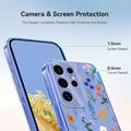 Samsung Galaxy S25 Ultra Kukkakuvioinen TPU-kotelo