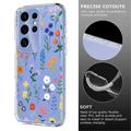 Samsung Galaxy S25 Ultra Kukkakuvioinen TPU-kotelo