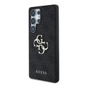 Samsung Galaxy S25 Ultra Guess 4G Big Metal Logo Hybridikotelo - Musta