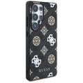 Samsung Galaxy S25 Ultra Guess 4G Printed Colored Peony Pattern MagSafe Kotelo - musta
