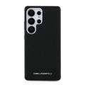 Samsung Galaxy S25 Ultra Karl Lagerfeld Saffiano Metal Logo -kotelo - musta
