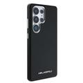 Samsung Galaxy S25 Ultra Karl Lagerfeld Saffiano Metal Logo -kotelo - musta