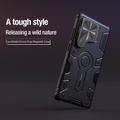 Samsung Galaxy S25 Ultra Nillkin CamShield Armor Prop Hybridikotelo - MagSafe-yhteensopiva - Musta