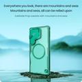 Samsung Galaxy S25 Ultra Nillkin IceBlade Prop Magneettinen kotelo - MagSafe-yhteensopiva, liukulinssi kansi - vihreä