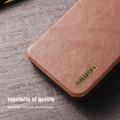 Samsung Galaxy S25 Ultra Nillkin Qin Pro Lompakkokotelo - Ruskea