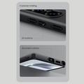 Samsung Galaxy S25 Ultra Nillkin Super Frosted Shield Pro Hybridikotelo - Sininen