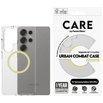 Samsung Galaxy S25 Ultra PanzerGlass Care Urban Combat Kotelo - MagSafe-yhteensopiva - Chardonnay