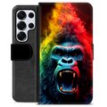 Samsung Galaxy S25 Ultra Premium Lompakkokotelo - Gorilla