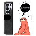 Samsung Galaxy S25 Ultra Premium Lompakkokotelo - Slow Down