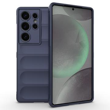 Samsung Galaxy S25 Ultra Rugged TPU Suojakuori - Tummansininen