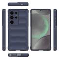 Samsung Galaxy S25 Ultra Rugged TPU Suojakuori - Tummansininen