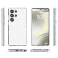 Samsung Galaxy S25 Ultra Stylish Glitter Series Hybridikotelo - Valkoinen