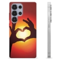 Samsung Galaxy S25 Ultra TPU Suojakuori - Sydän Siluetti