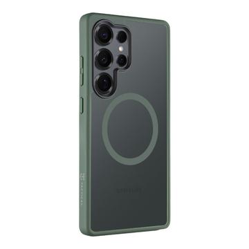 Samsung Galaxy S25 Ultra Tactical MagForce Hyperstealth Hybridi Kotelo - Metsänvihreä
