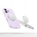 iPhone 16e Tech-Protect nestemäinen silikoni kotelo - MagSafe yhteensopiva - Mauve värinen
