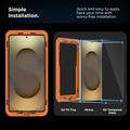 Samsung Galaxy S25 Ultra Tech-Protect Quick Set+ 2-pack karkaistu lasi näytönsuoja - Kirkas
