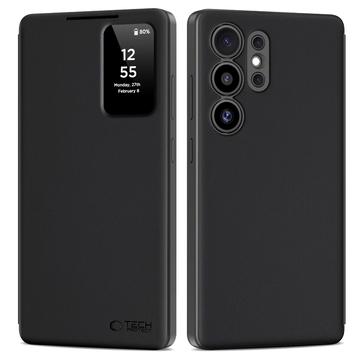 Samsung Galaxy S25 Ultra Tech-Protect Smart Flip Kotelo - musta