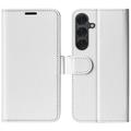 Samsung Galaxy S25 Lompakkokotelo Magneettisella Sulkijalla - Valkoinen