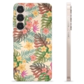 Samsung Galaxy S25+ TPU Suojakuori - Vaaleanpunaiset Kukat
