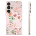 Samsung Galaxy S25+ TPU Suojakuori - Vesiväriset Kukat