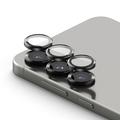 Samsung Galaxy S25+ Ringke Kameralinssin Panssarilasi - 9H - 2 Kpl. - Musta