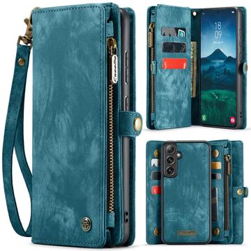 Samsung Galaxy S25+ Caseme 008 2-in-1 Multifunctional Lompakkokotelo - Sininen