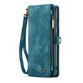 Samsung Galaxy S25+ Caseme 008 2-in-1 Multifunctional Lompakkokotelo - Sininen