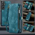 Samsung Galaxy S25+ Caseme 008 2-in-1 Multifunctional Lompakkokotelo - Sininen