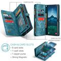 Samsung Galaxy S25+ Caseme 008 2-in-1 Multifunctional Lompakkokotelo - Sininen