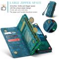 Samsung Galaxy S25+ Caseme 008 2-in-1 Multifunctional Lompakkokotelo - Sininen