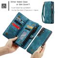 Samsung Galaxy S25+ Caseme 008 2-in-1 Multifunctional Lompakkokotelo - Sininen
