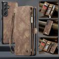 Samsung Galaxy S25+ Caseme 008 2-in-1 Multifunctional Lompakkokotelo - Ruskea