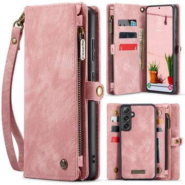 Samsung Galaxy S25+ Caseme 008 2-in-1 Multifunctional Lompakkokotelo - Rosa