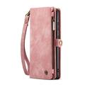 Samsung Galaxy S25+ Caseme 008 2-in-1 Multifunctional Lompakkokotelo - Rosa