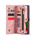 Samsung Galaxy S25+ Caseme 008 2-in-1 Multifunctional Lompakkokotelo - Rosa