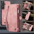 Samsung Galaxy S25+ Caseme 008 2-in-1 Multifunctional Lompakkokotelo - Rosa