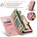 Samsung Galaxy S25+ Caseme 008 2-in-1 Multifunctional Lompakkokotelo - Rosa