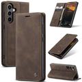 Samsung Galaxy S25+ Caseme 013 Sarja Lompakkokotelo - Kahvi