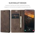 Samsung Galaxy S25+ Caseme 013 Sarja Lompakkokotelo - Kahvi