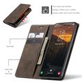 Samsung Galaxy S25+ Caseme 013 Sarja Lompakkokotelo - Kahvi