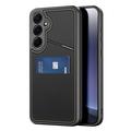 Samsung Galaxy S25+ Dux Ducis Rafi II magneettikotelo, jossa on potkukiinnike ja korttipaikat