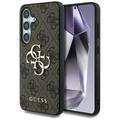 Samsung Galaxy S25+ Guess 4G Big Metal Logo Hybridikotelo - Ruskea