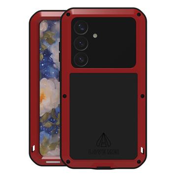 Samsung Galaxy S25+ Love Mei Powerful Hybridikotelo - Punainen