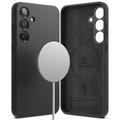 Samsung Galaxy S25+ Ringke Liquid Silicone MagSafe Kotelo - Musta