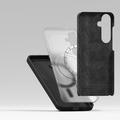 Samsung Galaxy S25+ Ringke Liquid Silicone MagSafe Kotelo - Musta