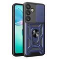 Samsung Galaxy S25+ Pyörivä Rengashybridikotelo Kamerasuojalla - Sininen